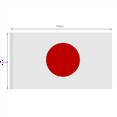 thumbnail image 2 of 2X Flag Japan Japanese Polyester Outdoor Flag Congratulations 90 x 150 cm, 2 of 6