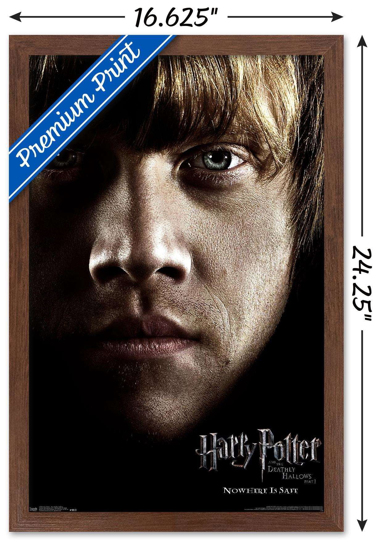 Harry Potter and the Deathly Hallows: Part 1 - Ron One Sheet Wall Poster, 14.725" x 22.375", Framed