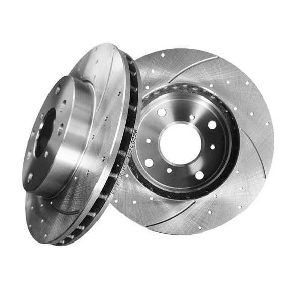 Front Drilled Slotted Brake Disc Rotors For 1998-2002 Honda Accord