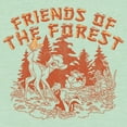 thumbnail image 2 of Girl's Bambi Artistic Friends Of The Forest  Graphic Tee Mint Medium, 2 of 4