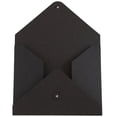 thumbnail image 4 of JAM Kraft Portfolio, 9 1/2 x 12 x 1/4, Black, 1/Pack, Button String, 4 of 5