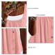 thumbnail image 4 of Camiseta 2 en 1 Blusa plisada con botones delanteros y ajuste holgado Blusa informal de verano para mujer Rosa M, 4 of 5