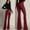 Red, variant on Vivianyn HD Women's High Waisted Flare Pants, Stretch Bootcut Trousers,Blue,Size S-XXL