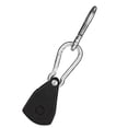 thumbnail image 2 of koolsoo Ratchet Pulley System Quick Adjustment Metal Secure Rope Rope Hanger Ratchet Black Small, 2 of 9