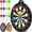 Multicolore, variant on Magnetic Dart Board Game Black 12 Darts Indoor Outdoor Family Party Use