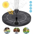 thumbnail image 1 of Fuente solar con panel solar de 3W, batería incorporada de 1200 mAh, bomba de estanque solar Sin marca ninguno, 1 of 5