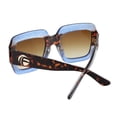 thumbnail image 4 of Gafas de sol FEISEDY retro cuadradas sobredimensionadas para mujer B2276, 4 of 8