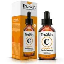 TruSkin Vitamin C Face Serum, Brightening & Anti-Aging with Squalane & Vitamin E, 1 fl oz