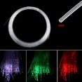 thumbnail image 2 of PMMA 0.08in 3.28Ft Plastic Fiber Optic Lights Cable Strands End Glow Fiber Strands Roll for Star Sky Ceiling All Kind LED Light Engine Driver Ceiling Decoration, 2 of 8