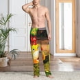 thumbnail image 6 of Lsque Pikmin Print Men's Pajama Pants, Lounge Pant - Comfortable Home Wear,Elastic Waistband, Stylish Design-Medium, 6 of 9
