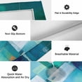 thumbnail image 6 of Teal Blue Outdoor Rug for Patio/Deck/Porch, Non-Slip Large Area Rug 4 x 6 Ft, Modern Oil Painting Abstract Geometric Indoor Outdoor Rugs Washable Area Rugs, Reversible Camping Rug Carpet Runner, 6 of 8