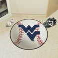 thumbnail image 2 of West Virginia Baseball Mat 27" diameter, 2 of 2