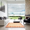 thumbnail image 6 of Ahgly Company Indoor Round Abstract Sun Yellow Oriental Area Rugs, 4' Round, 6 of 6
