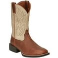thumbnail image 2 of Justin Boots Mens Canter Square Toe Pull On Cowboy  Mid Calf Boots, 2 of 5