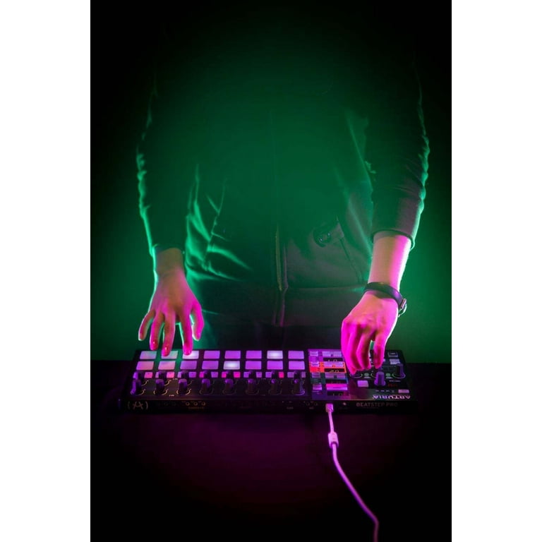 Arturia Beatstep Pro Controller & Sequencer (Black Edition) with 