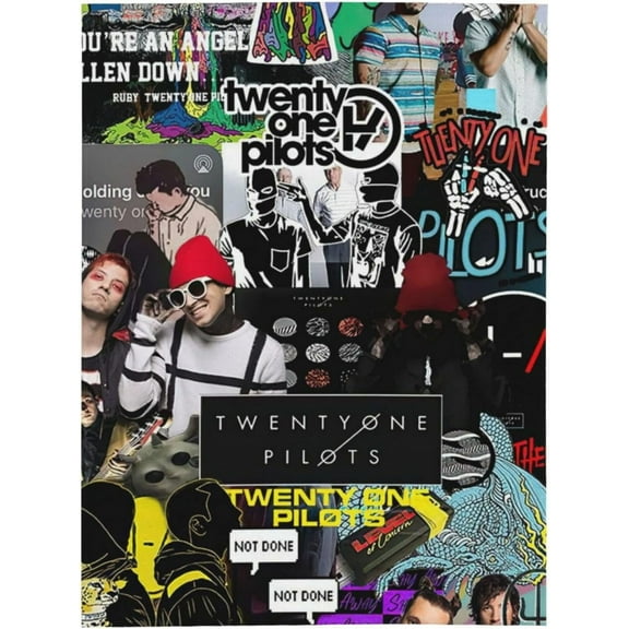 Flannel Blanket Twenty and One Music Pilots Nap Blanket Air Conditioning Blankets Couch Bed Office Blankets Soft and Cozy 40"X30"