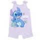 thumbnail image 4 of Set de mamelucos Disney Lilo & Stitch para niñas pequeñas, morado, 2T, 4 of 7