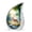 Deer-2, variant on VALERASH Deer Teardrop Urns for Human Ashes Adult Man, Small Green Teardrop Urn- Landscape Cremation Urn for Brother & Sister, Burial Urns for Adult Male & Female 3 Inch - 3 Inch