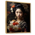 thumbnail image 2 of Designart "Asian Art Geishas beauty V" Asian Floater Framed Canvas Print, 2 of 7