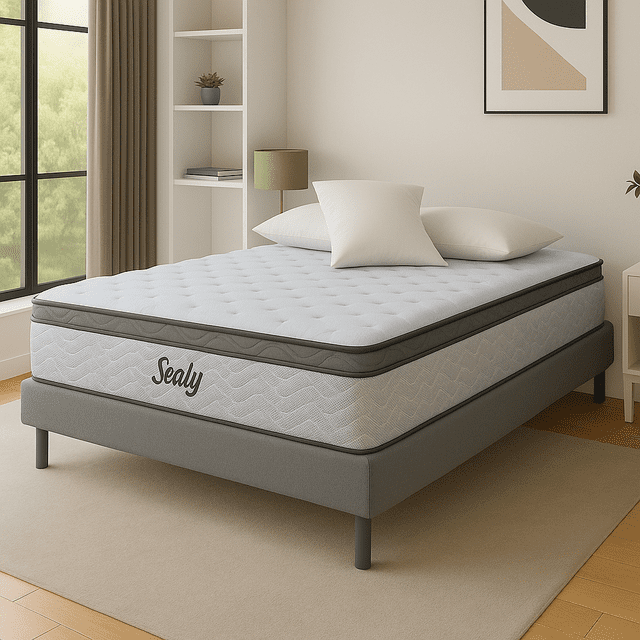Colchón Matrimonial Sealy Active + 1 Almohada
