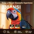 thumbnail image 3 of [Auto Focus] Magcubic Mini Projector, Native 1080P & 8K Support, 330 ANSI Brightness with Voice Control, WiFi 6 & BT 5.4, Portable Outdoor Movie Projector HY310, 3 of 12