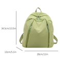 thumbnail image 3 of Womens Solid Color Lightweight Backpack Large Capacity Commuter School Bookbag Back to School Backpack for Women, 3 of 4