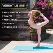 ProsourceFit Original Yoga Mat 1/4 Thick for Comfort & Stability