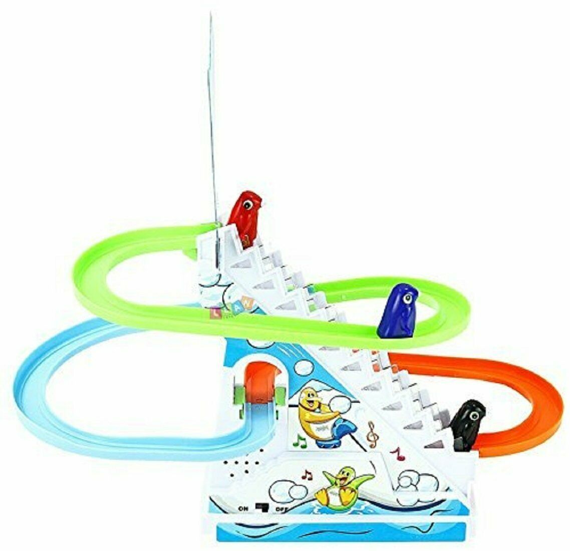 penguin race track set