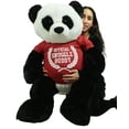 thumbnail image 1 of Giant Stuffed Panda 48 Inch Soft 4 Foot Teddy Bear, Wears  Tshirt Official Snuggle Buddy, 1 of 1