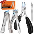thumbnail image 1 of Kit de cortaúñas YHOVID de acero alemán para uñas gruesas, 1 of 6