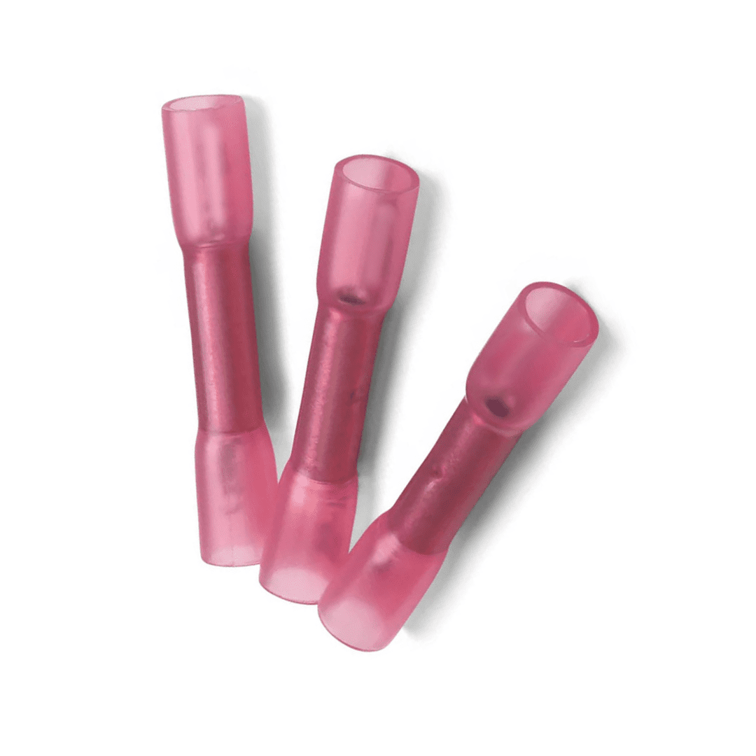 Heat Shrink Butt Connectors 18/22ga;50/bag;red
