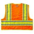 thumbnail image 3 of Ergodyne GloWearÂ® 8245PSV Type P Class 2 Public Safety Vest, Orange, S/M, 3 of 3