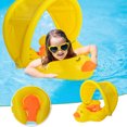 thumbnail image 1 of Piscina bebé amarillo patos toldo al aire libre mentira círculo anillo de natación Wmkox8yii jkg2061, 1 of 9