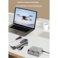 thumbnail image 4 of Two-Way Drone Battery Charging Hub for DJI Mini 4K/Mini 2 - Bigcan Portable Dual Slot Charger with USB Output, Fast Recharging Station for Drone Power Backup and Mobile Devices, 4 of 9