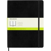 Moleskine Classic Notebook, Soft Cover, XL (7.5 x 9.5") Plain/Blank