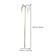 thumbnail image 2 of ELAYARD 2Pcs Professional Paint Mixer Steel Golden Tool for Builders Construction, 2 of 8
