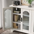 thumbnail image 3 of MAYEERTY 45" × 26" TV Stand for TVs up to 65" with Storage, White, 3 of 5