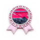 thumbnail image 1 of Lluvias torrenciales en el norte de Dominica Insignia broche Medalla rosa premiada, 1 of 3