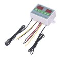 thumbnail image 1 of Dual Temperature Controller - 50 ~ 110 Waterproof Digital Thermostat With Data Storage  In Refrigerator, Freezer Warmer Pet Feeding Reptile Breeding, 1 of 8