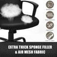 thumbnail image 6 of Giantex Ergonomic Home Office Chair, High Back Desk Chairs w/Adjustable Headrest, Breathable Mesh Soft Computer Chair for Gaming, 6 of 8