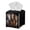 3D Horses, variant on FUIALDOLG Decorative Car Tissue Holder, Black Cat Sunflower Square Tissue Box Cover PU Leather Facial Paper Case Organizer Dispenser for Bathroom, Vanity Countertop, Night Stands, Desk