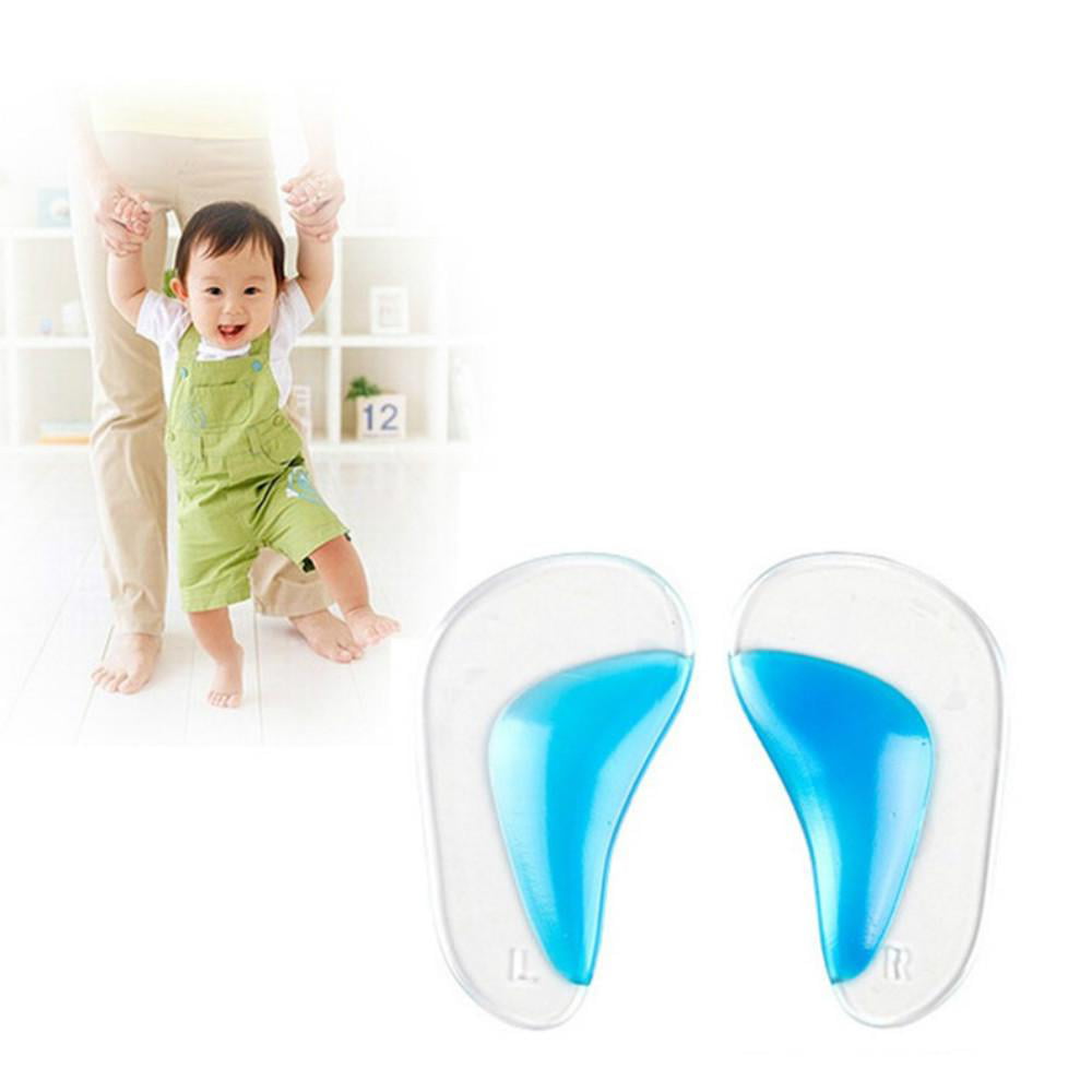 Children Silicone Orthopedic Insoles Flatfoot Corrector Kids Arch Support Insole 