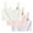 Watermelon Red, variant on WMTBSRSW Soft Cotton Training Bras for Teens Girls Seamless Light Bralette Cute Grahpic U Neck Sports Crop Tank Tops for Age 7-12 Years 3 Pack