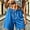 Blue, variant on BUIGTTKLOP Running Shorts for Women Plus Size High Waisted Atheltic Shorts Wide Leg Casual Loose Sweat Shorts