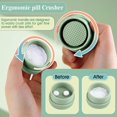 thumbnail image 3 of 2Pcs Pill Cutter Splitter with Dispenser  Pill Cutter for Small or Large Pills  Crushes Pills  Tablets  Removable Drinking Cup, 3 of 6