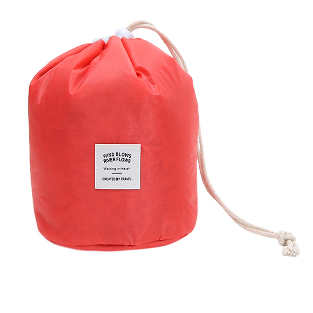 Unbranded Simple Style Large Capacity Drawstring Nylon Storage Bag