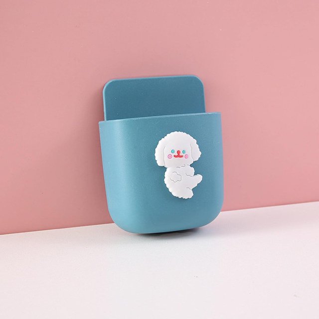 Boîte de Rangement Télécommande, Support de Téléphone Portable de Chevet, Papeterie, Pinceaux de Maquillage, Étagères Murales