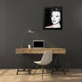 thumbnail image 4 of Grey, Jace 20x24 Black Modern Framed Museum Art Print Titled - Monroe Text, 4 of 5