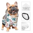 thumbnail image 3 of Salouo Cartoon Animals Pattern Small Dog Hoodie Sweatshirts Dog Clothes Coat Clothing Puppy Sweater Outfit Pullover Pet Winter Coat Sweater Outfit-Small, 3 of 7