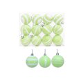 thumbnail image 2 of 12 Pack Flocked Christmas Ball Ornaments, Lightweight Quick Hanging Baubles, Multi Style Reusable Pendant for Hotel Mall Wedding Xmas Indoor Commercial Decoration, 2 of 9